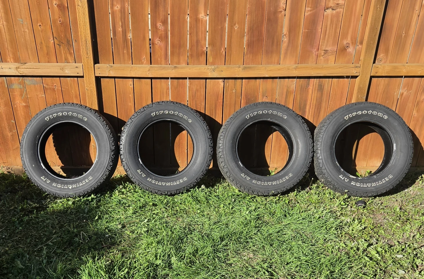 Firestone Destination AT2 245/65R17 105T M+S Used Tires Set of 4