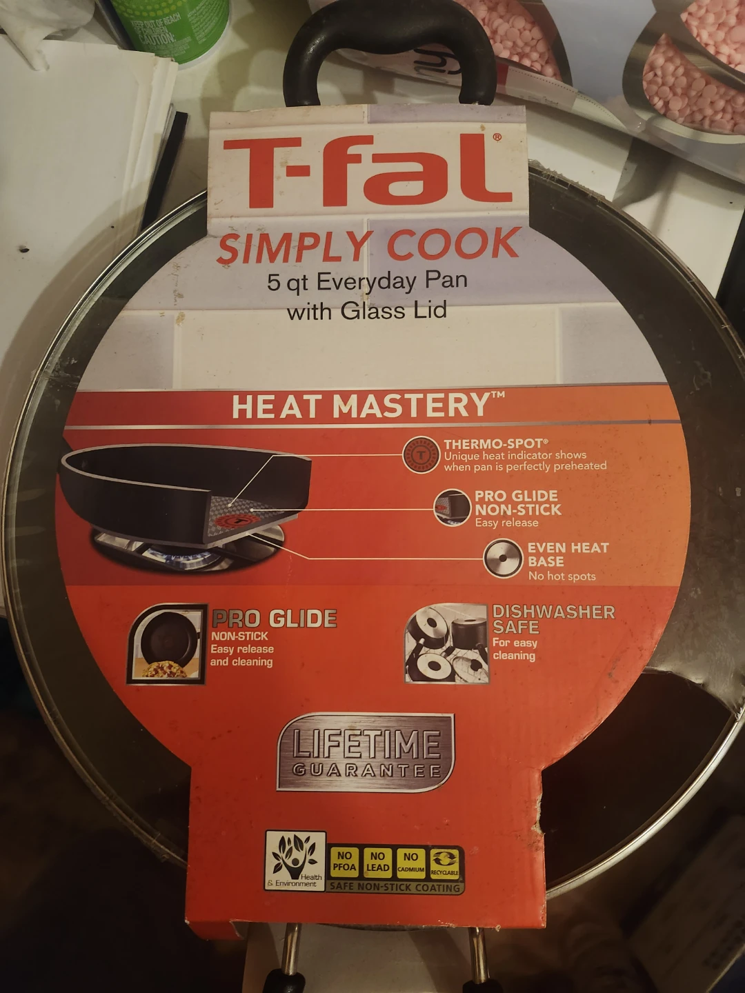 T-fal Simply Cook 5 qt Everyday Pan with Glass Lid