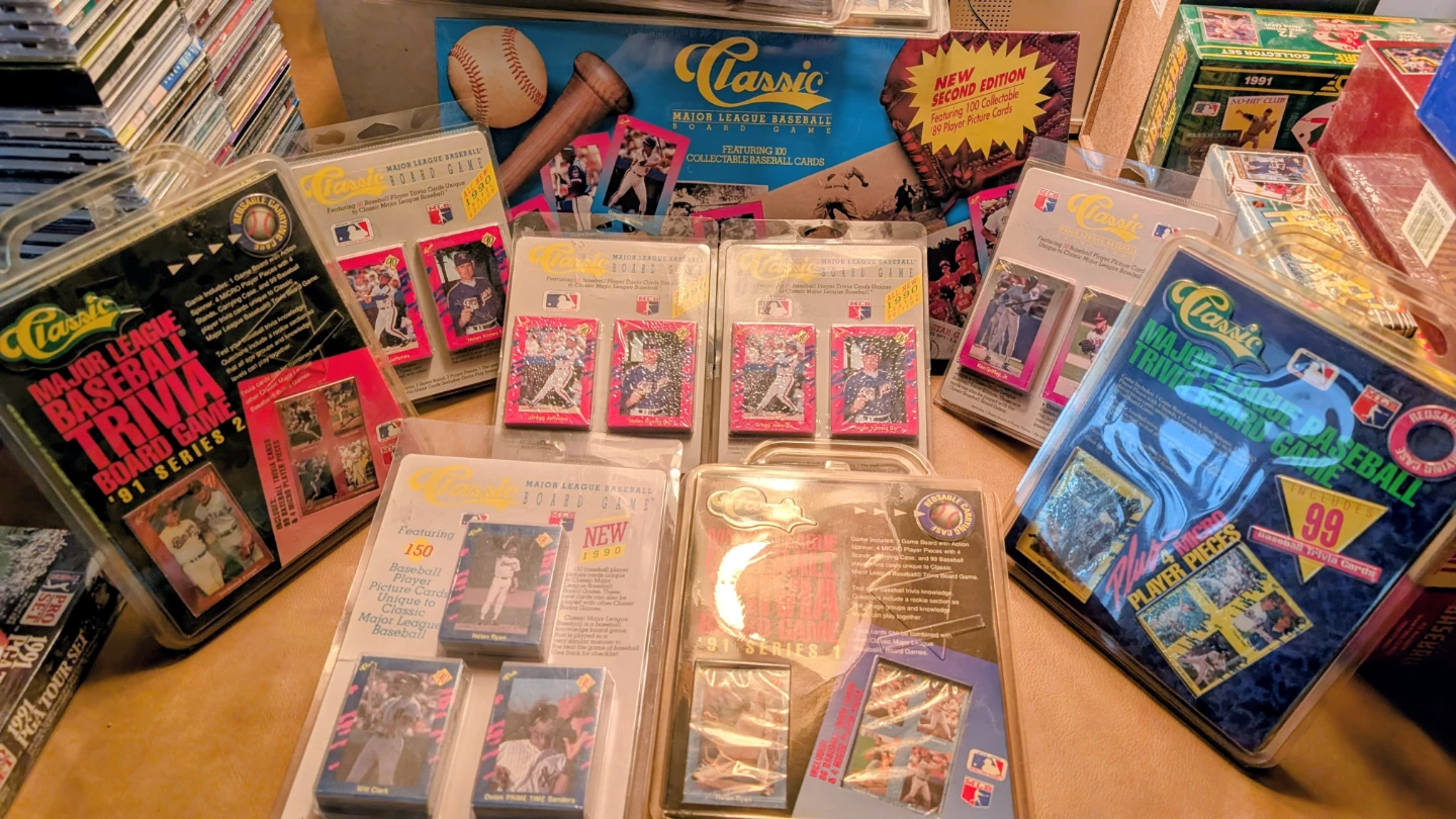 Classic Major League Baseball Trivia Board Game '91 Series 2