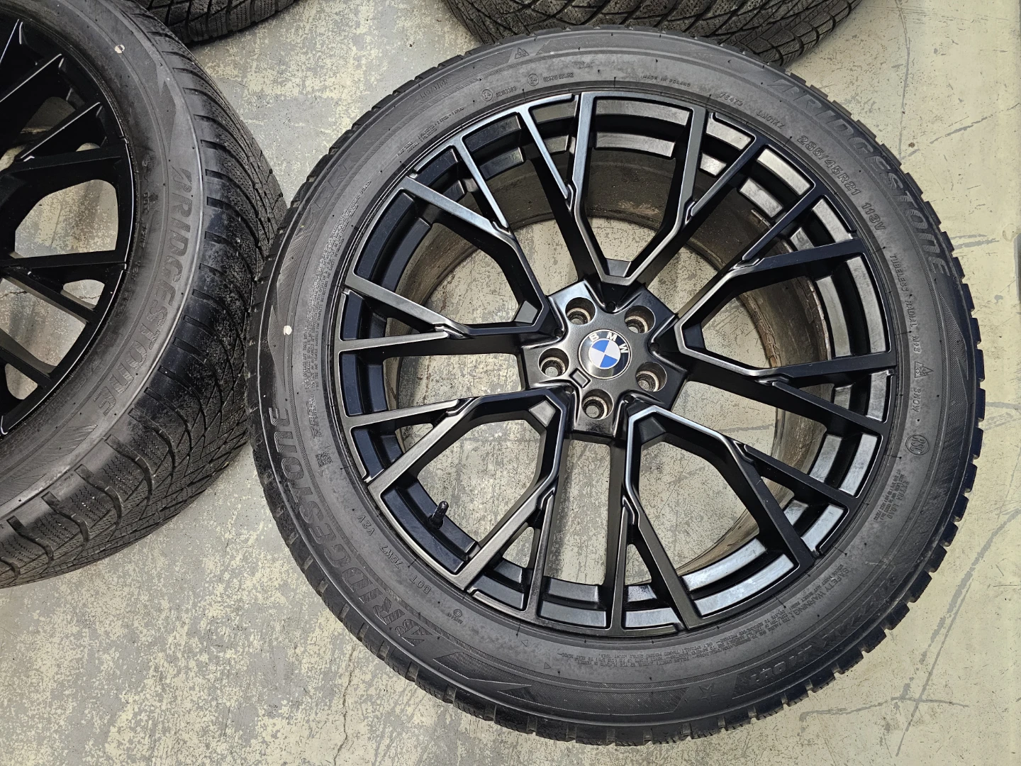 BMW X5, X6, X7 WINTER TIRES ON ALLOY RIMS 285/45 R21 - photo 2