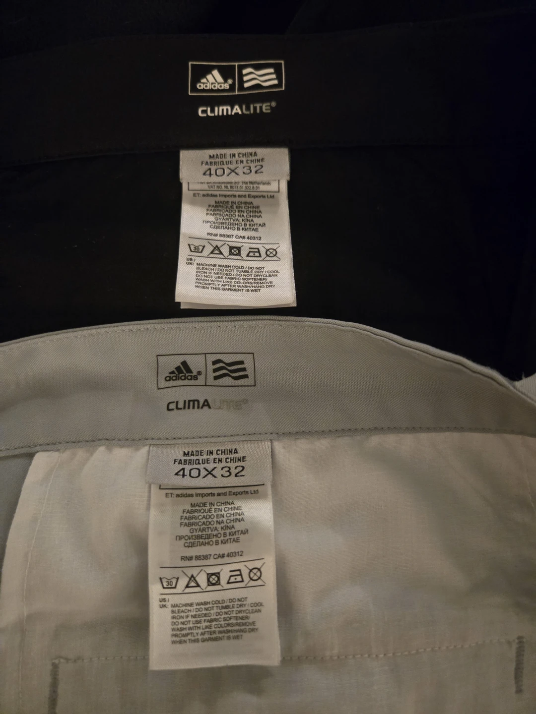 Men's Adidas Golf pants. Climalite. 40x32. 2pair. EUC. - photo 5
