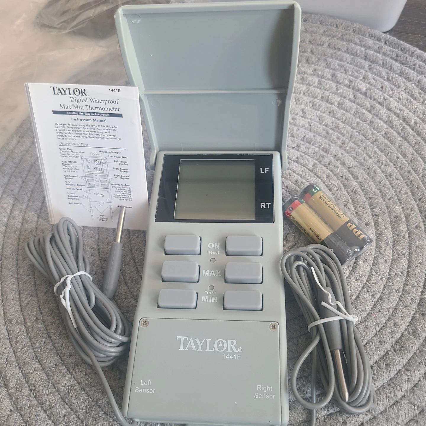 Taylor 1441E Digital Waterproof Max/Min Thermometer