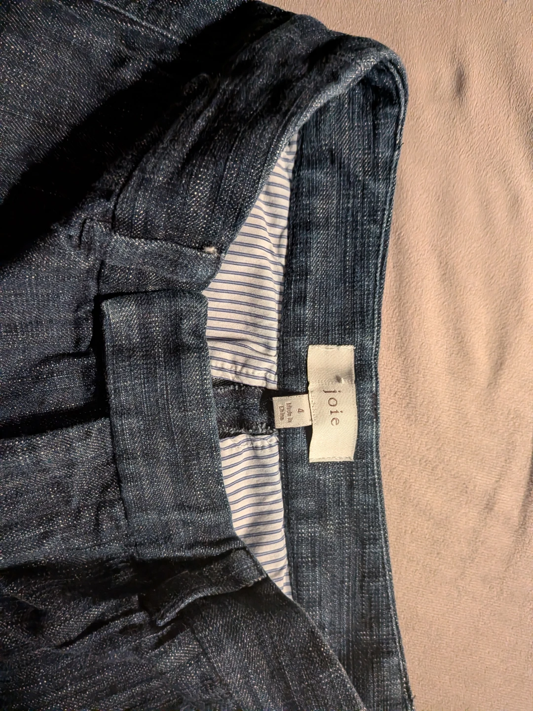 Joie dark wash denim pants - photo 4
