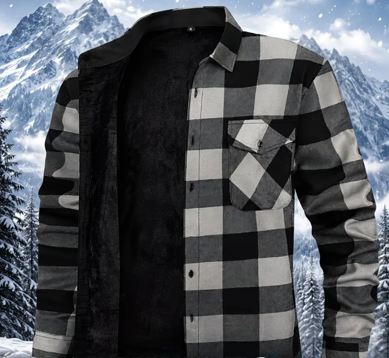 Fleece Lined Plaid Shirt