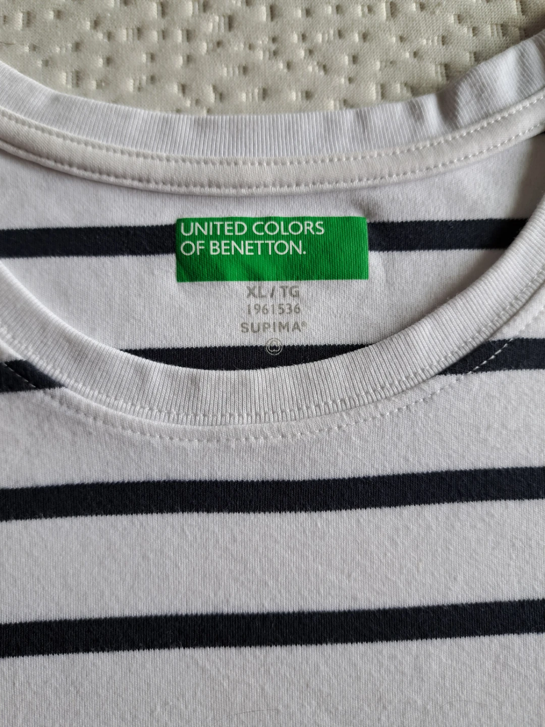 United Colors of Benetton Striped Supima T-Shirt - photo 2