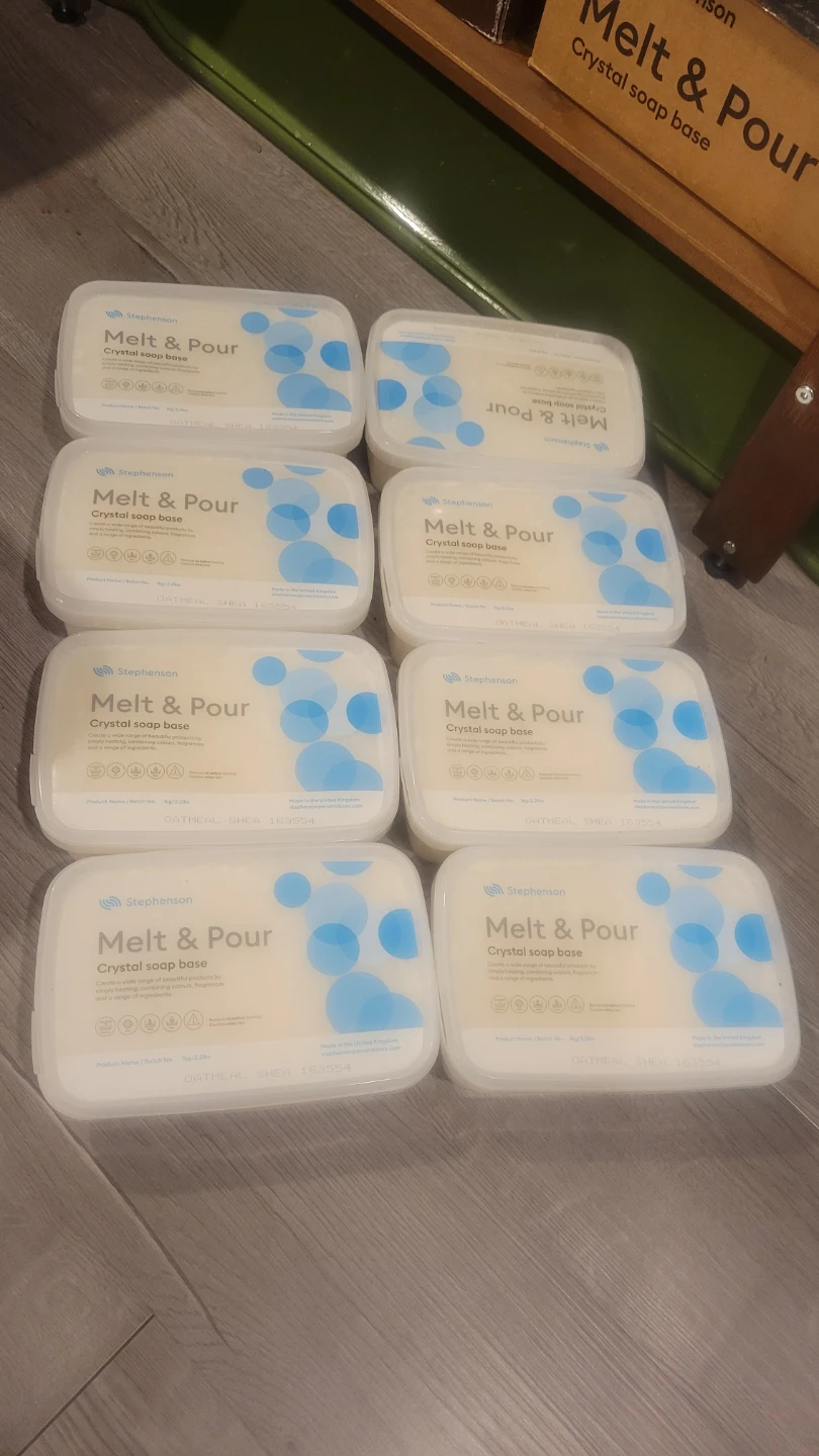New 7 Stephenson Melt & Pour Crystal Soap Base (Oatmeal Shea) - photo 2