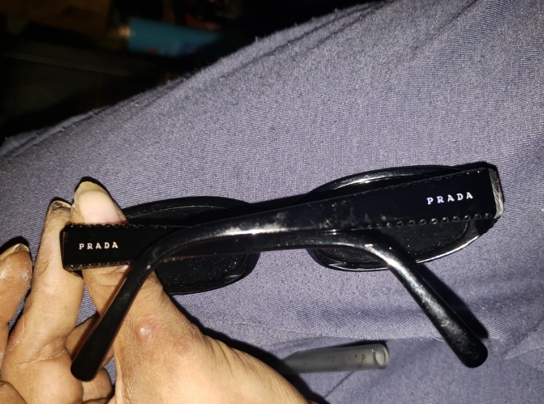 Prada VPR 08F Black Sunglasses