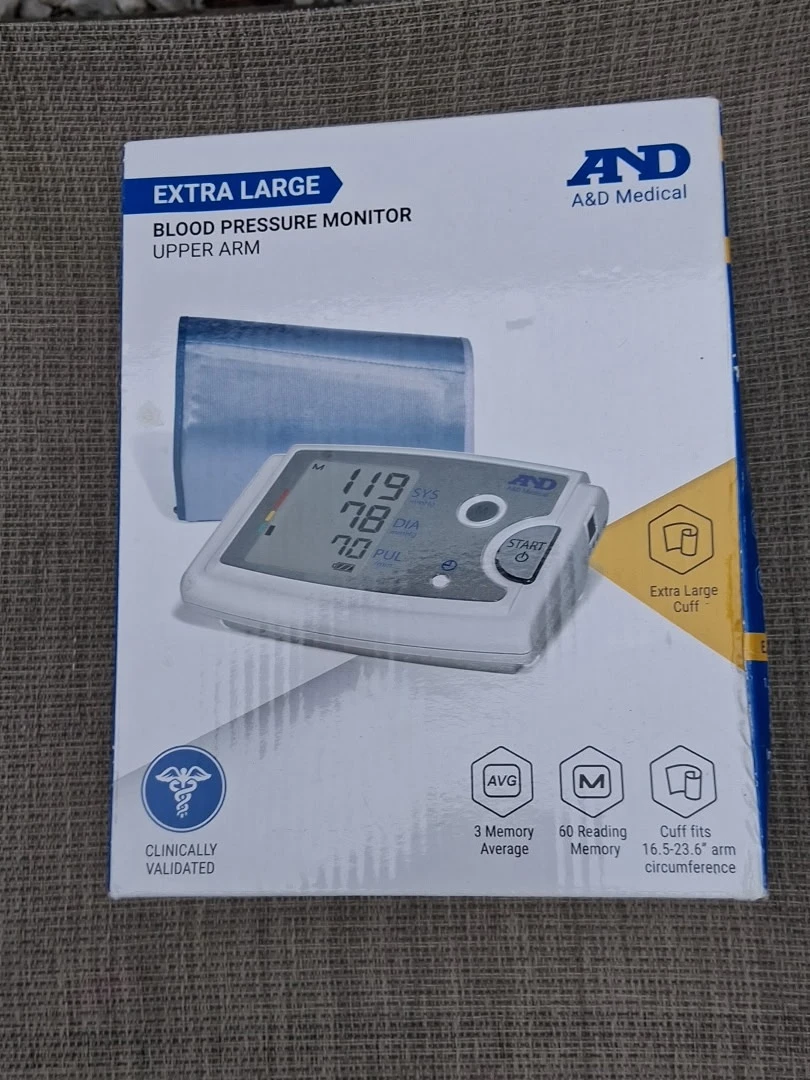 A&D Medical Extra Large Upper Arm Blood Pressure Monitor