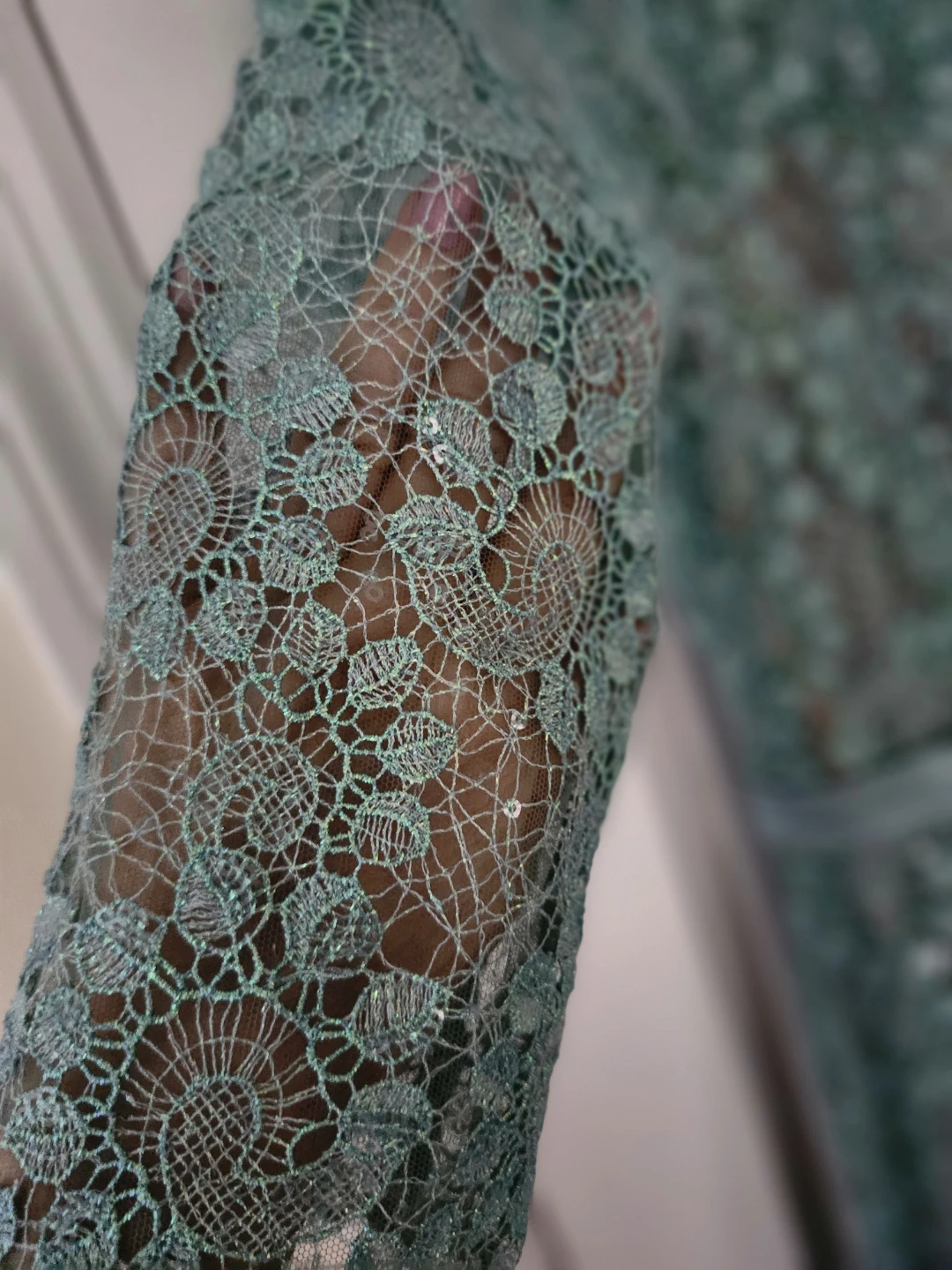 LANCARLO COUTURE Lace Evening Gown Size 10 - photo 5