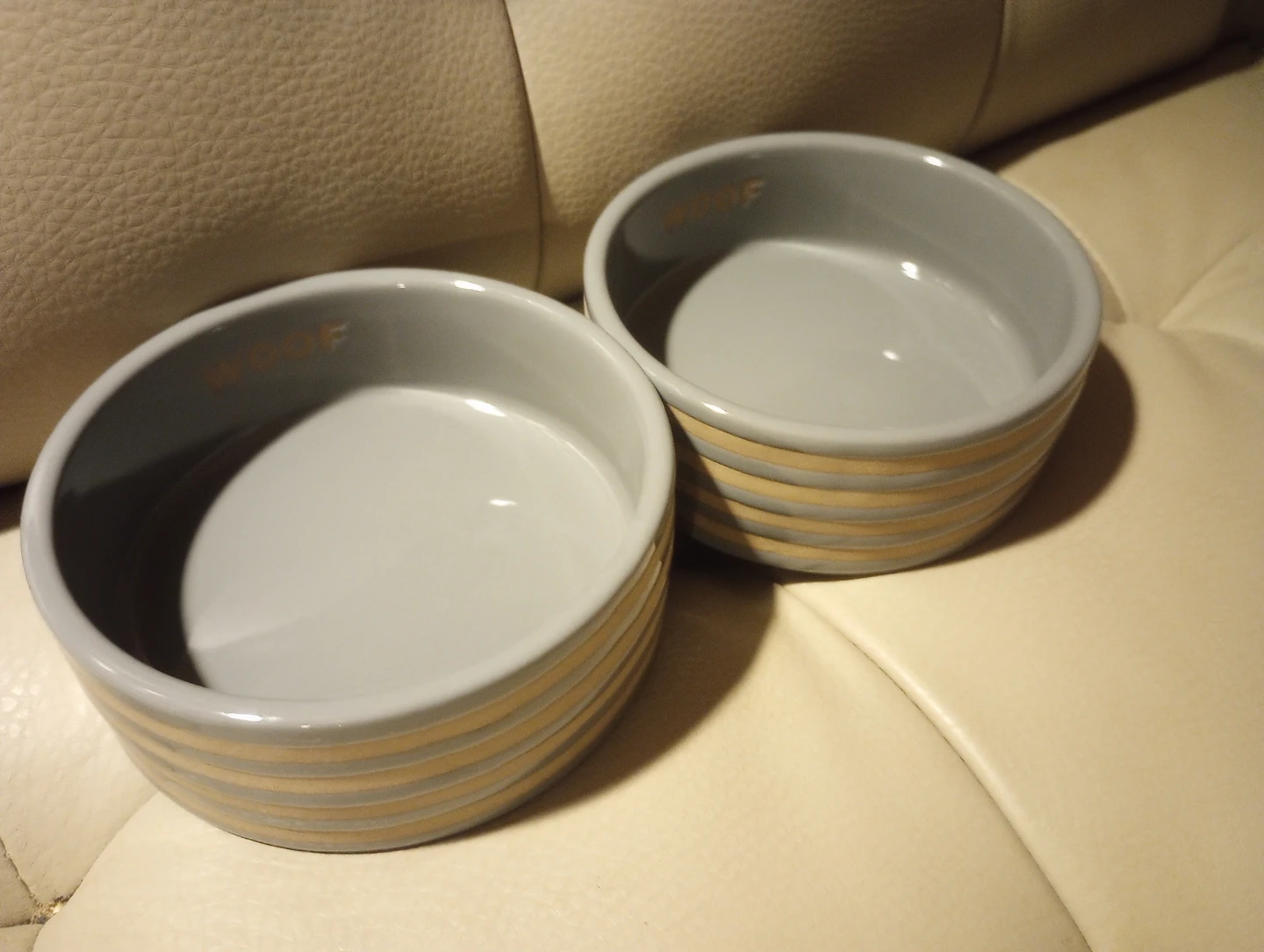 5" Ceramic Dog Bowl Set