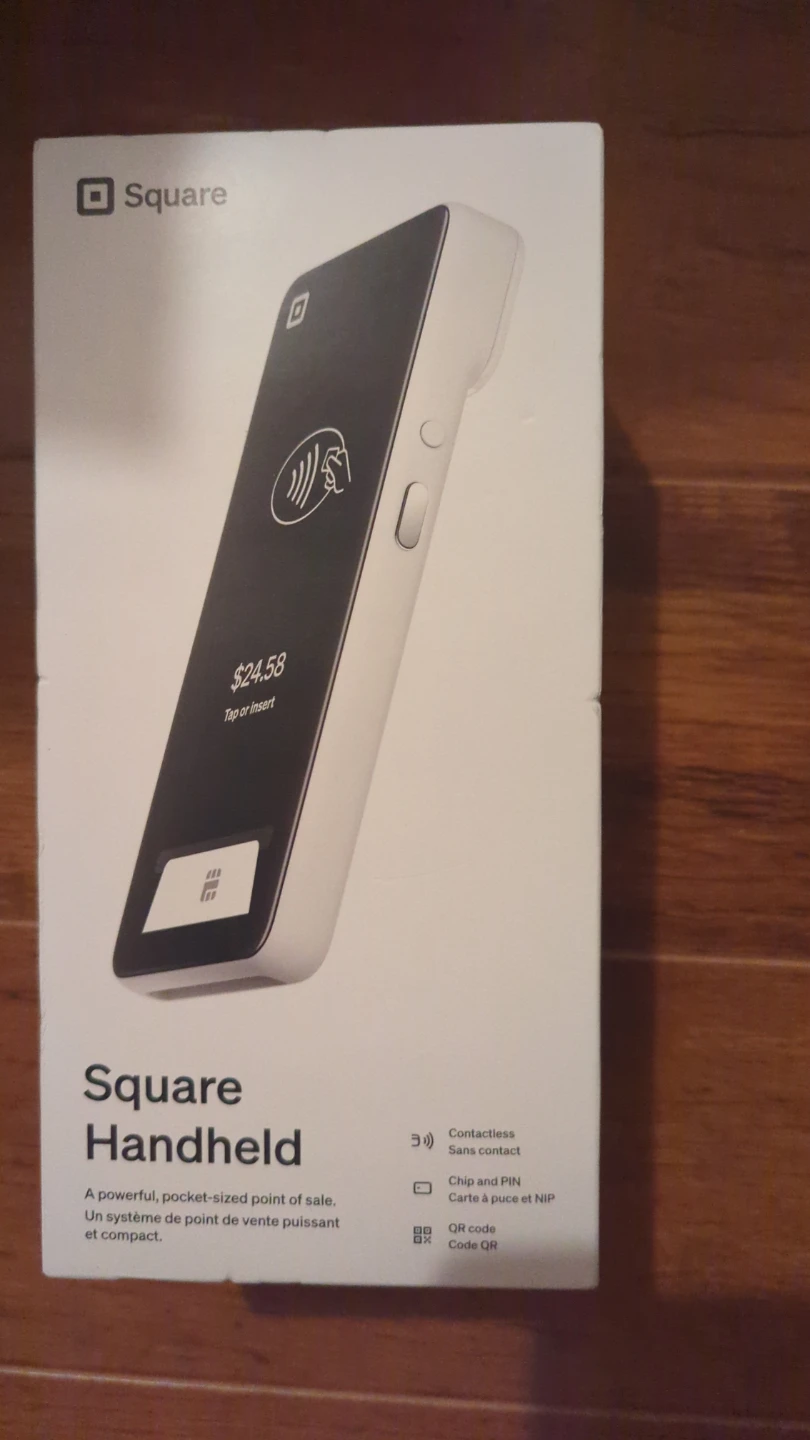 Square handheld brand new sealed box