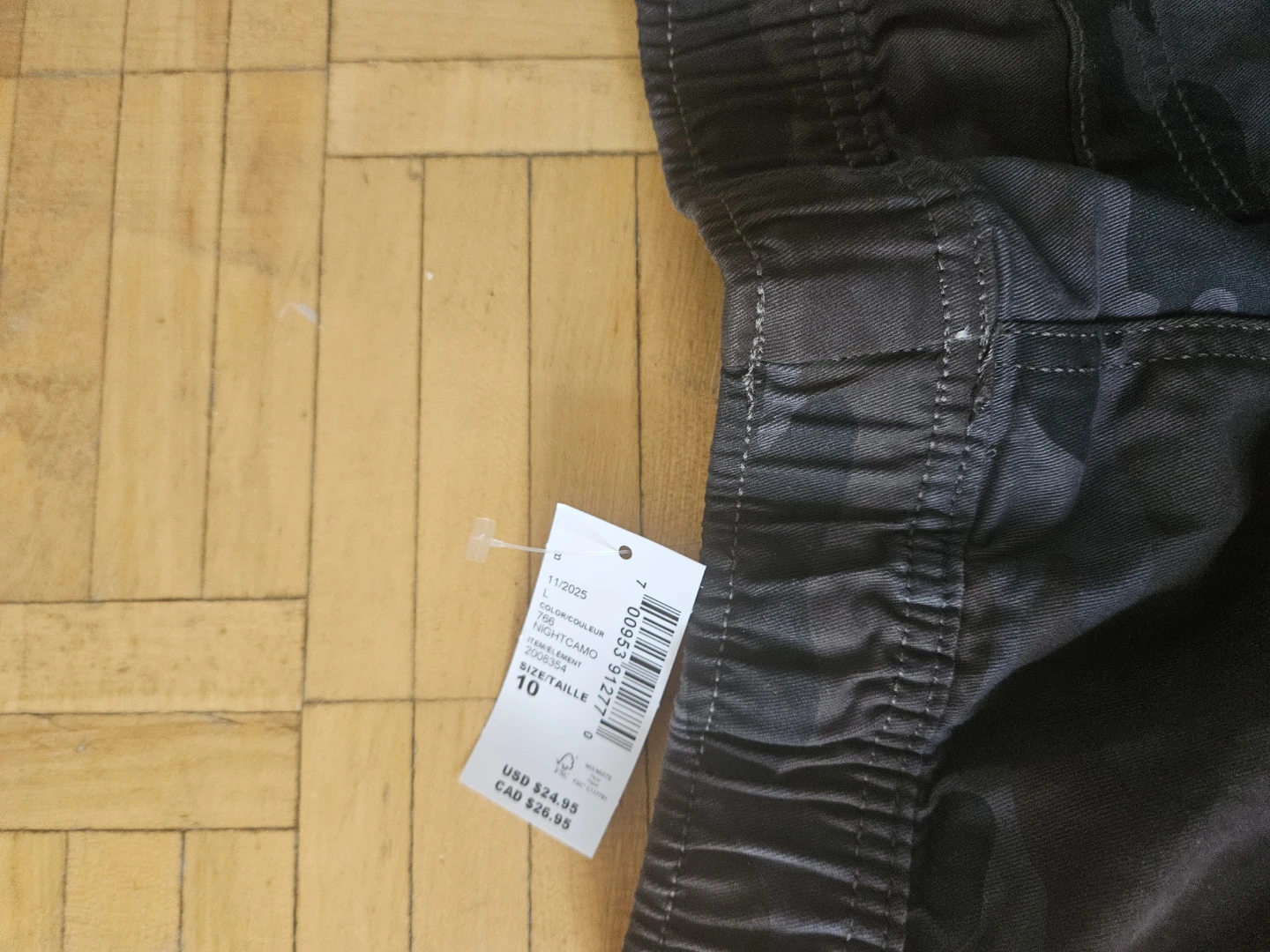 Kids Night Camo Cargo Pants - photo 4