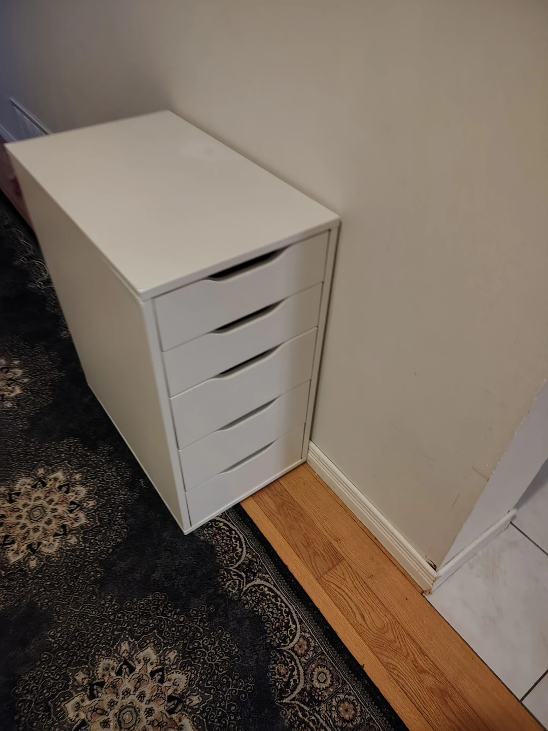 IKEA Alex drawer unit, white
