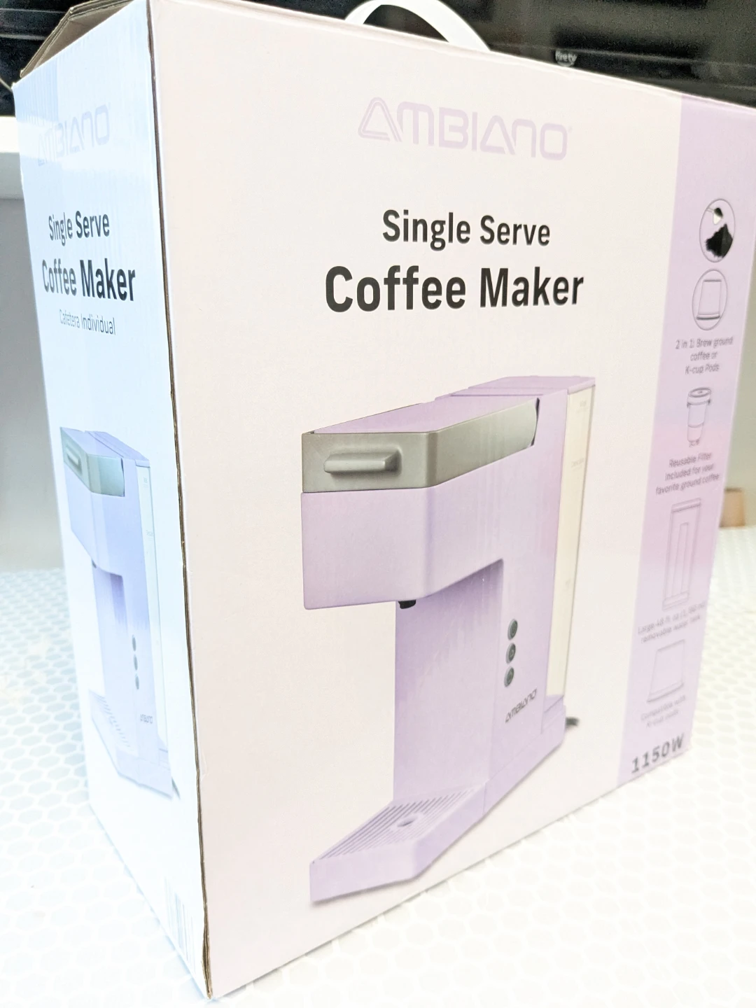 Single Serve Coffee Maker with Reusable Filter
