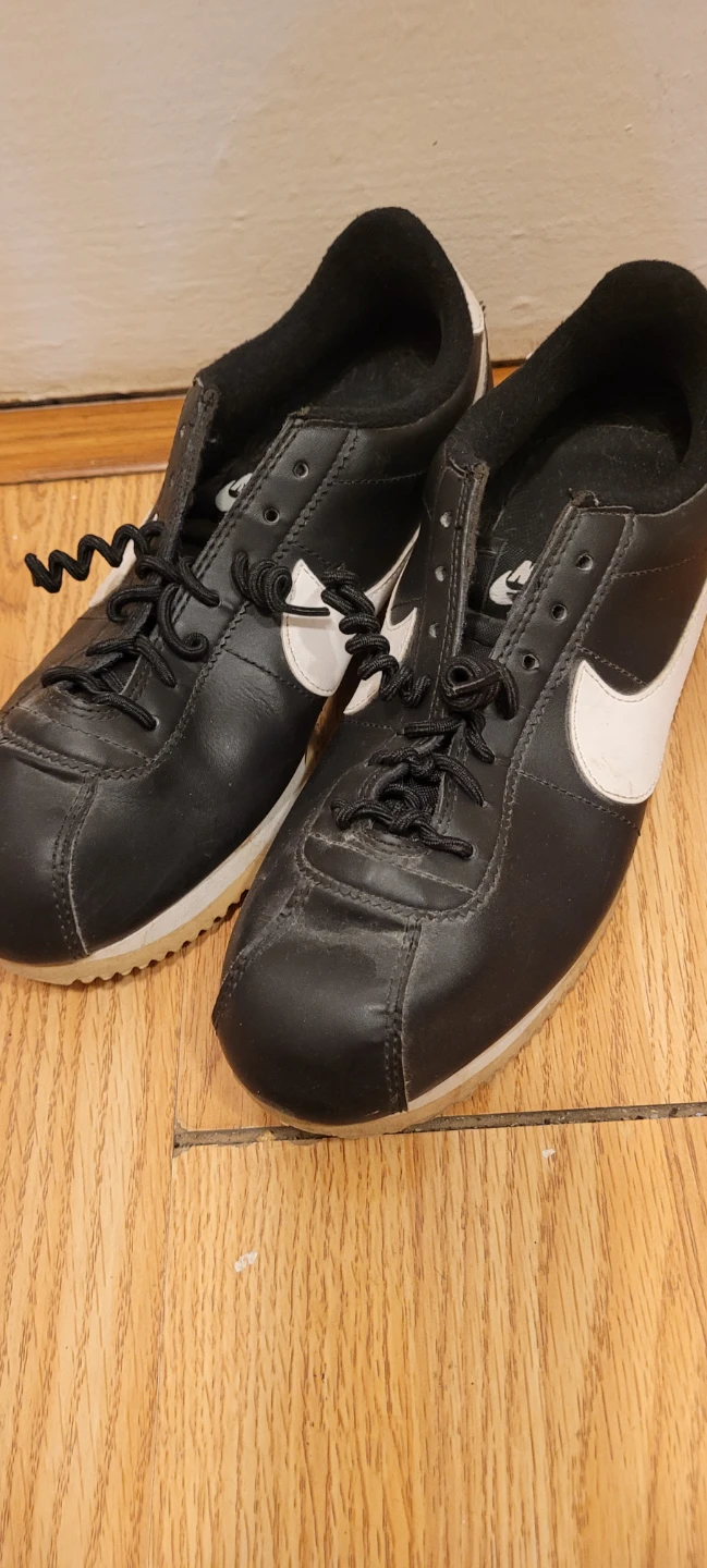 Nike Cortez Sneakers Black and White - photo 2