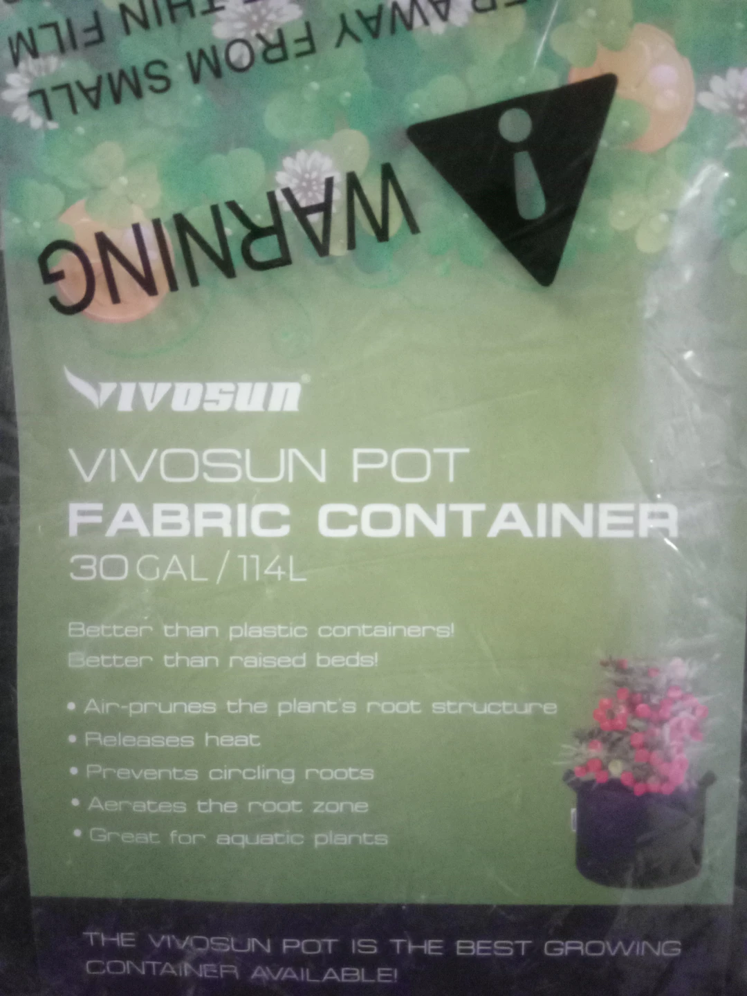 Fabric pots ( unused)