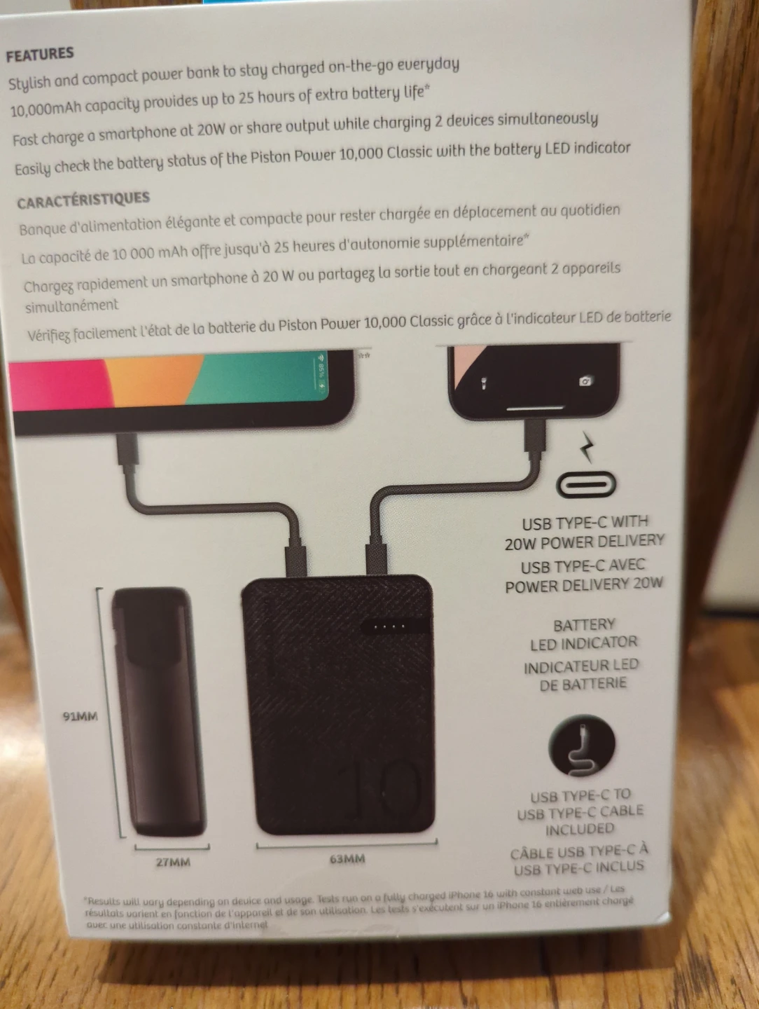 Logiix Piston Power 10,000 Classic Power Bank - photo 2