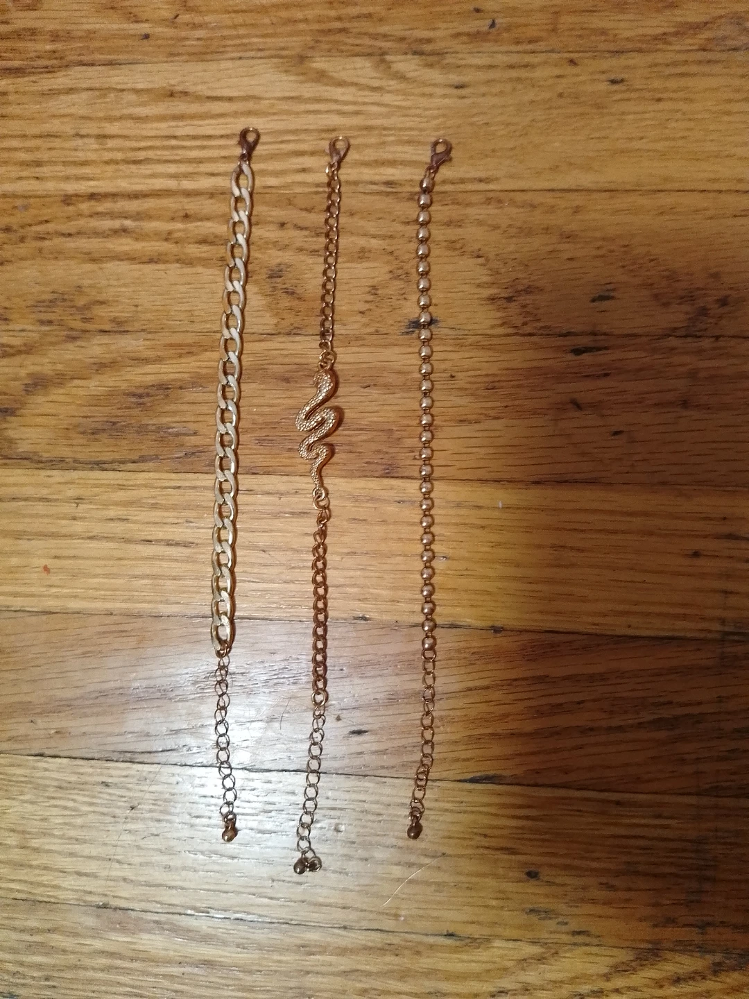 Set of new 3 gold-toned bracelets - photo 2