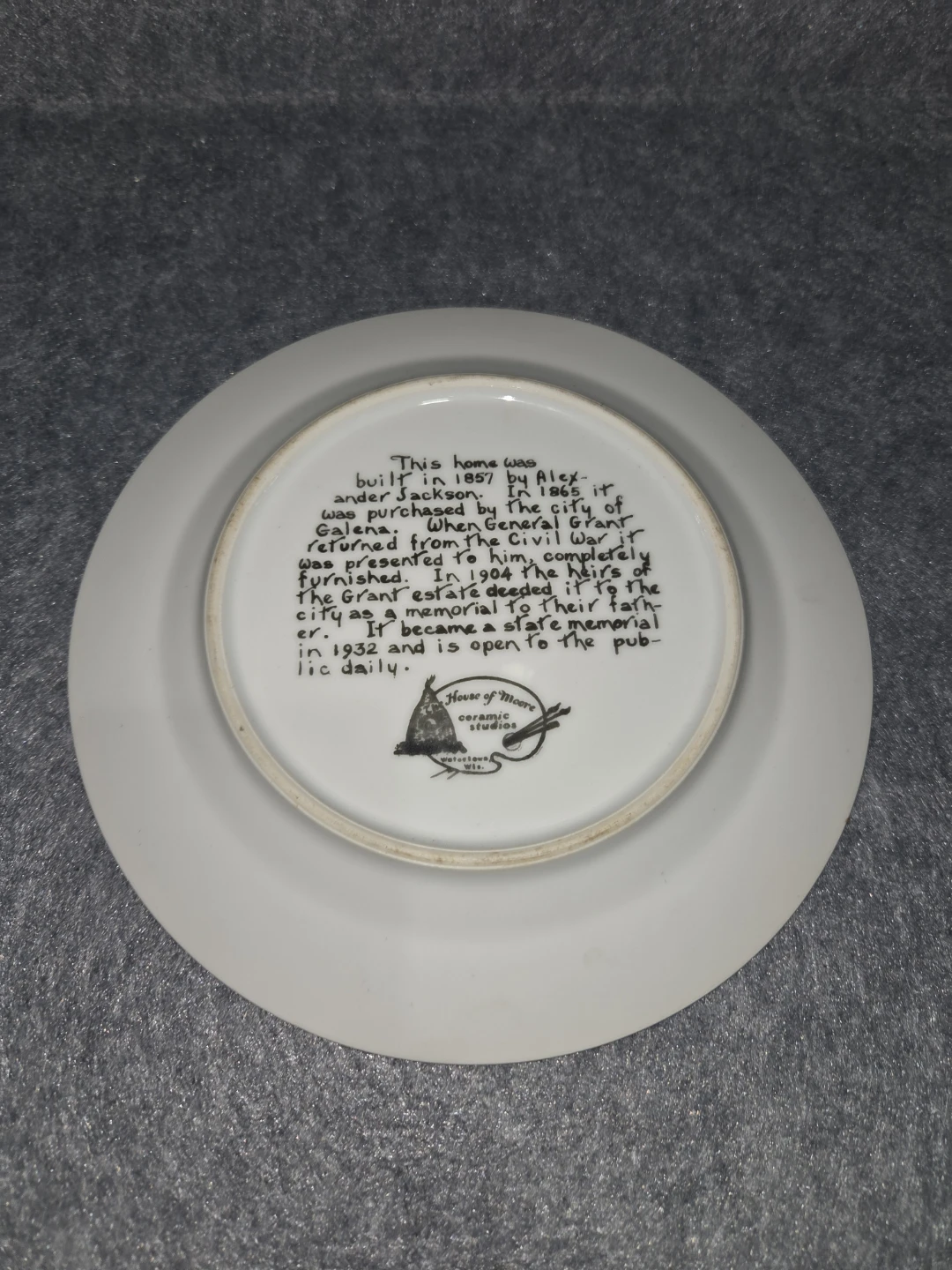 General U.S. Grant Commemorative Collector Plate - photo 4
