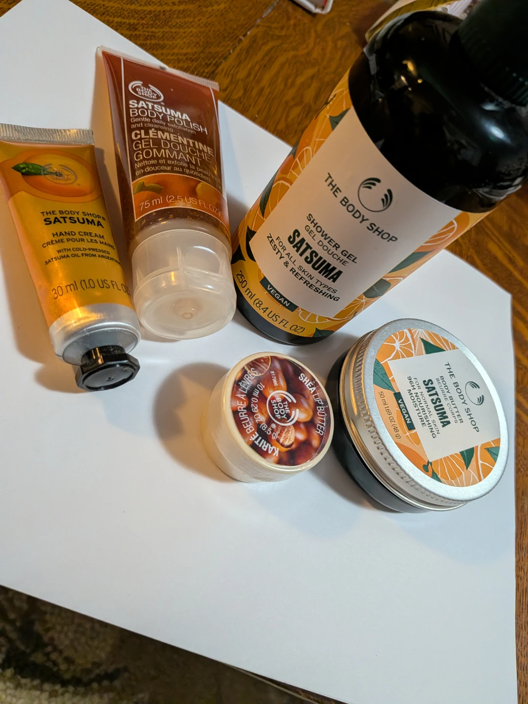 The Body Shop Satsuma and Shea Skin Care Set