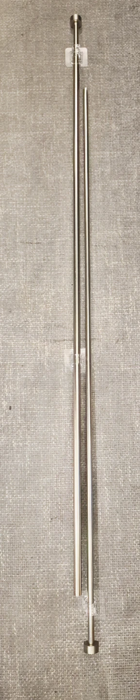 Adjustable Metal Curtain Rod 52"-130" - photo 4