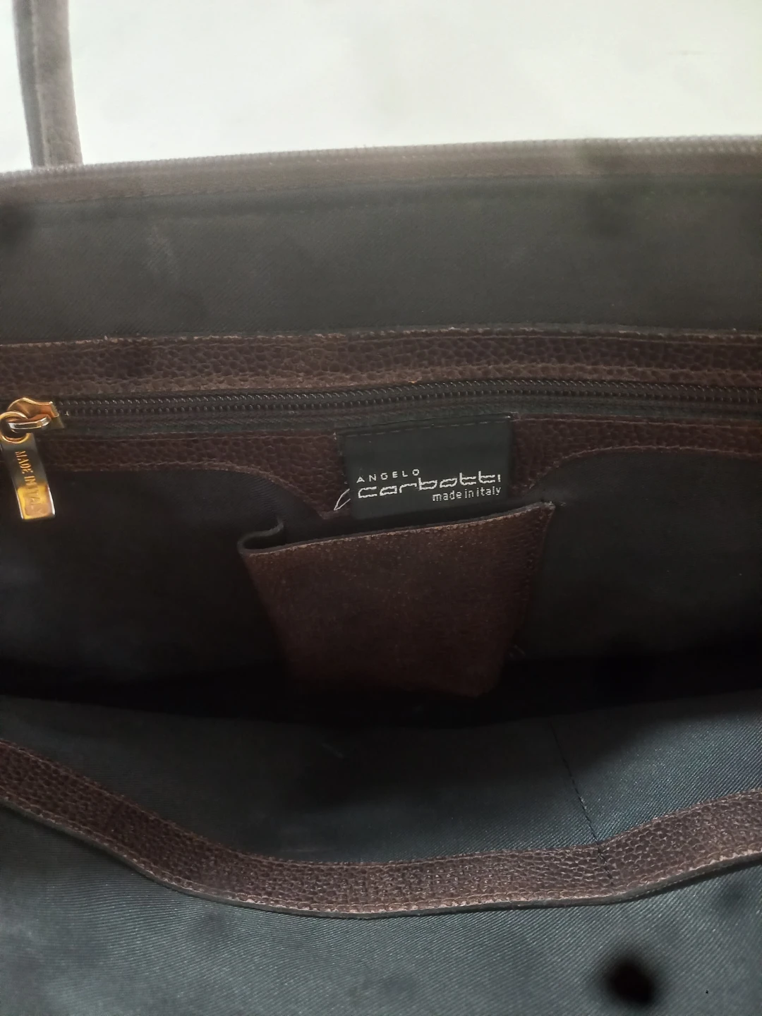 Angelo Carbotti Brown Leather Handbag - photo 5