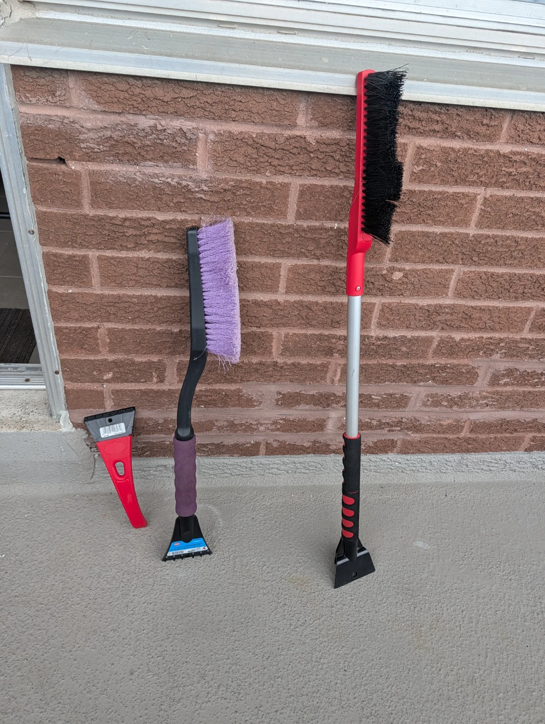 Set of 3 Car Snow Brushes and Ice Scrapers - photo 2