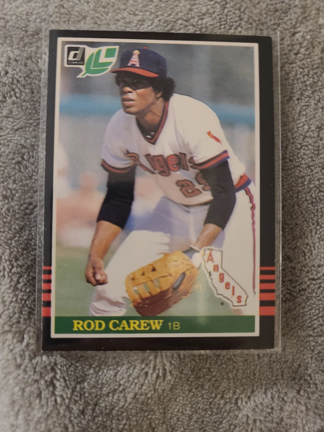 1985 Donruss Rod Carew Baseball Card