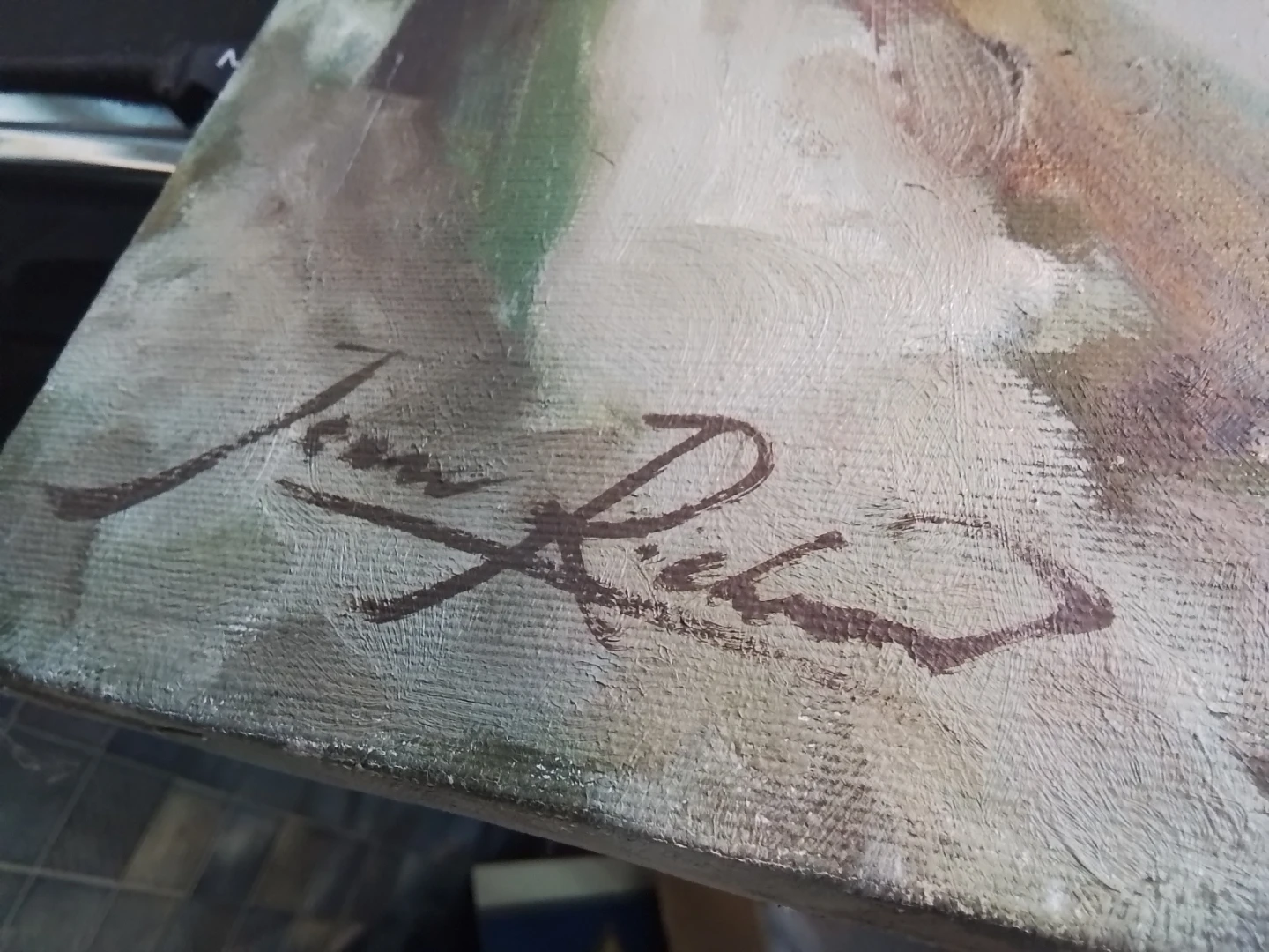 Original René-Jean Richard Winter Landscape Oil - photo 4
