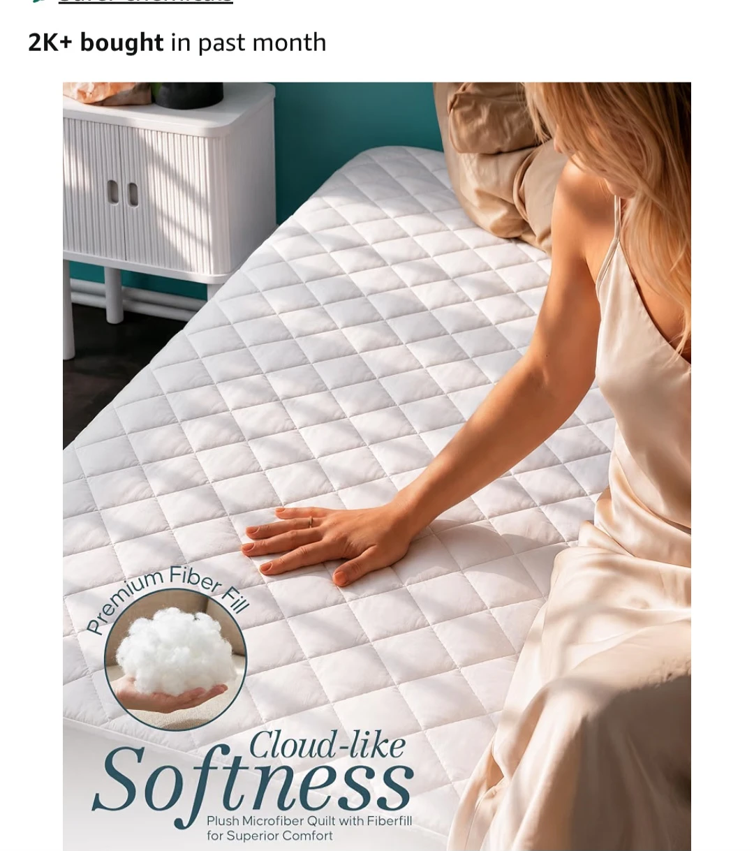 Quilted Mattress Pad - Twin Size - photo 2