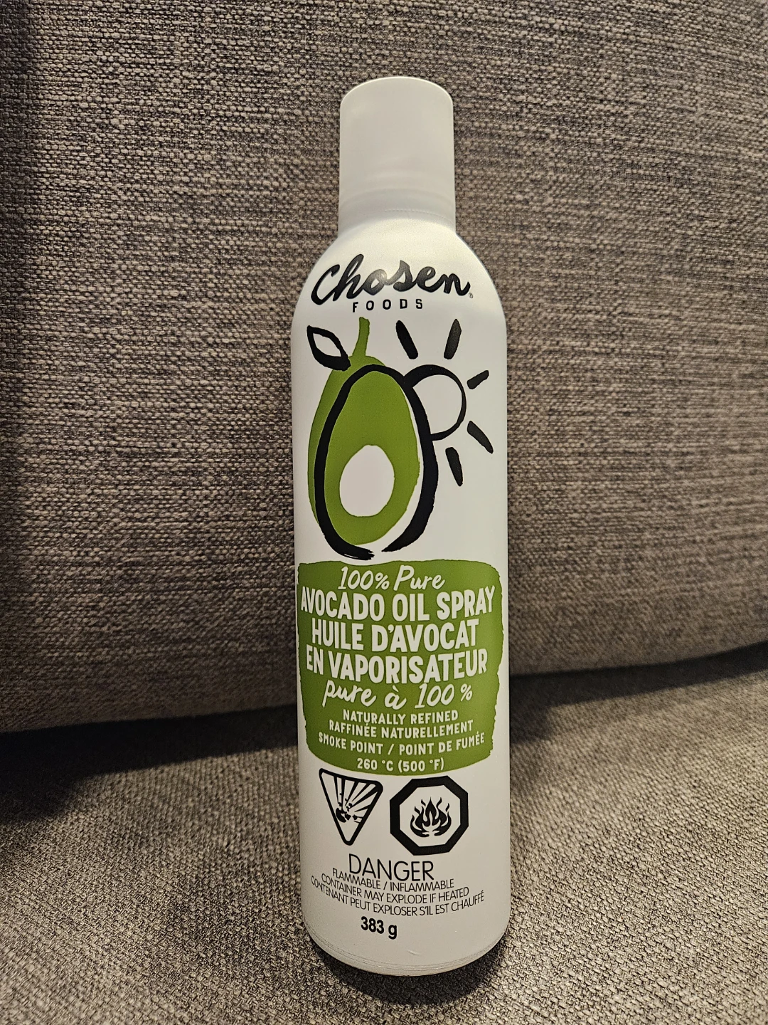 Chosen Foods 100% Pure Avocado Oil Spray 383g