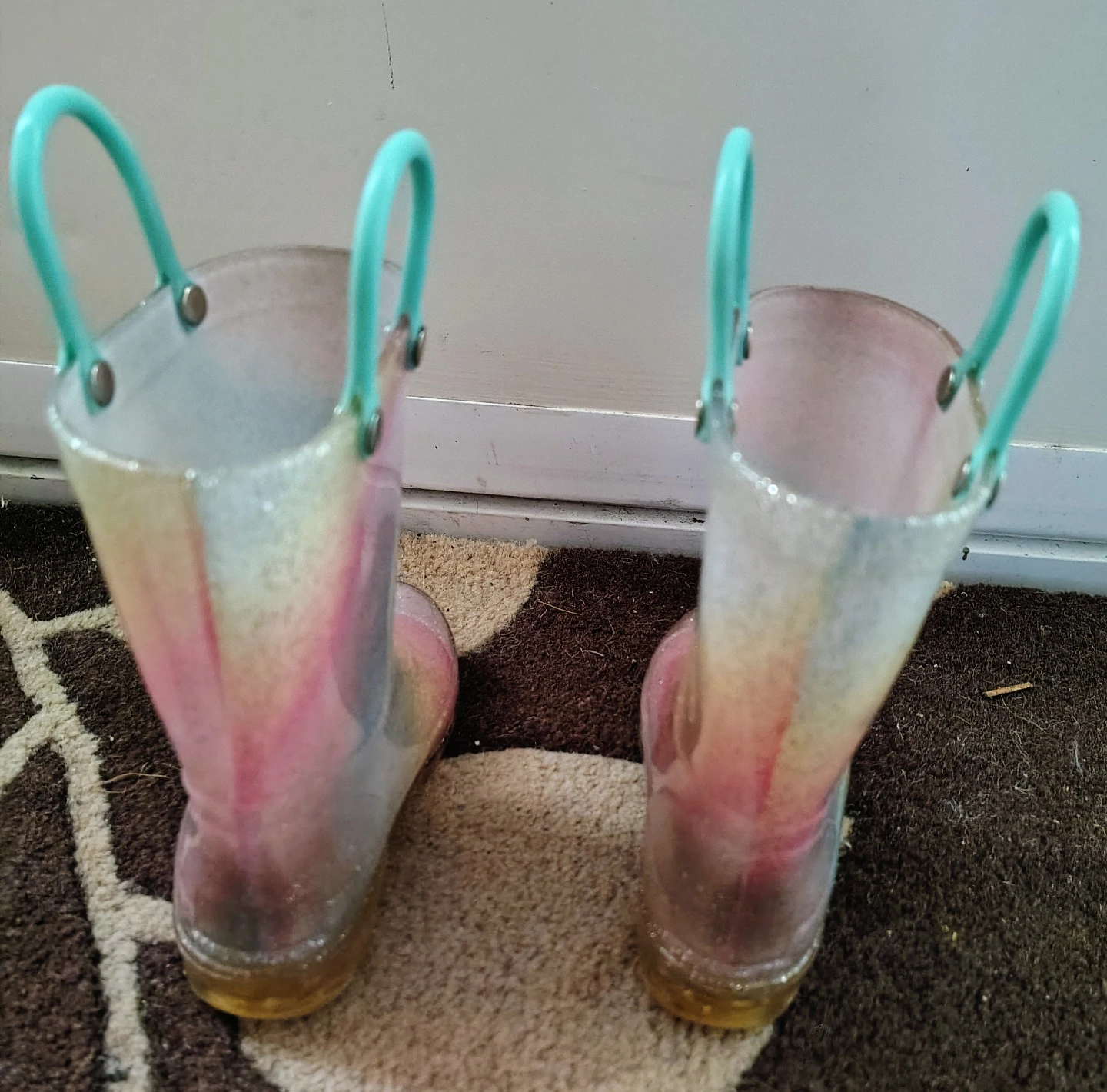 George Kids' Glitter Rain Boots, Size 8 - photo 4