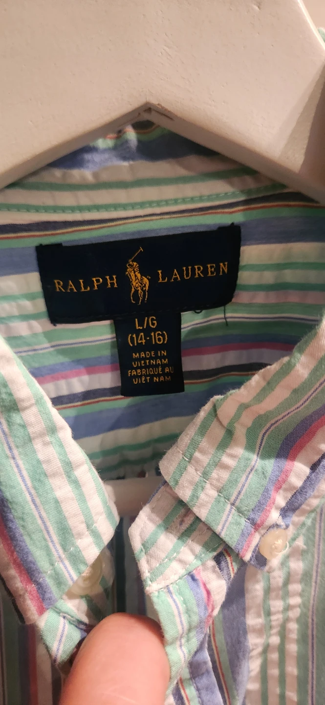 Lot of 4 Ralph Lauren Shirts Size L (14-16) - photo 2