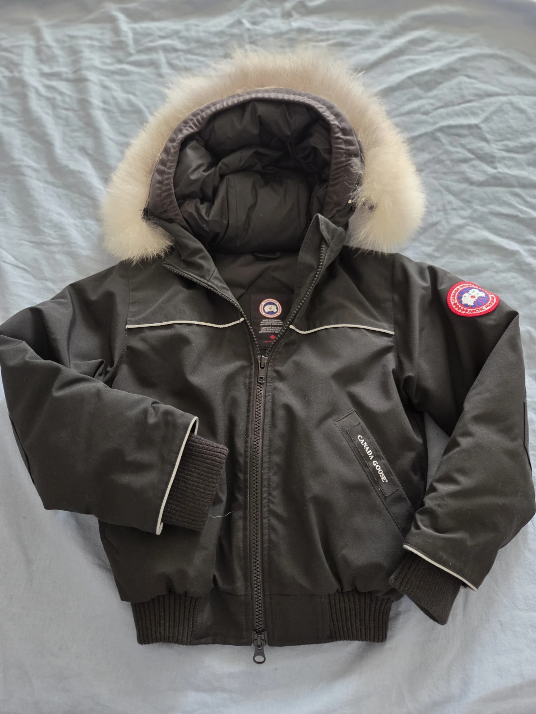 Canada Goose Kids Bomber Jacket Black Size 4-5
