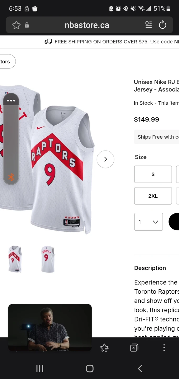 Nike Toronto Raptors Scottie Barnes Jersey - photo 3