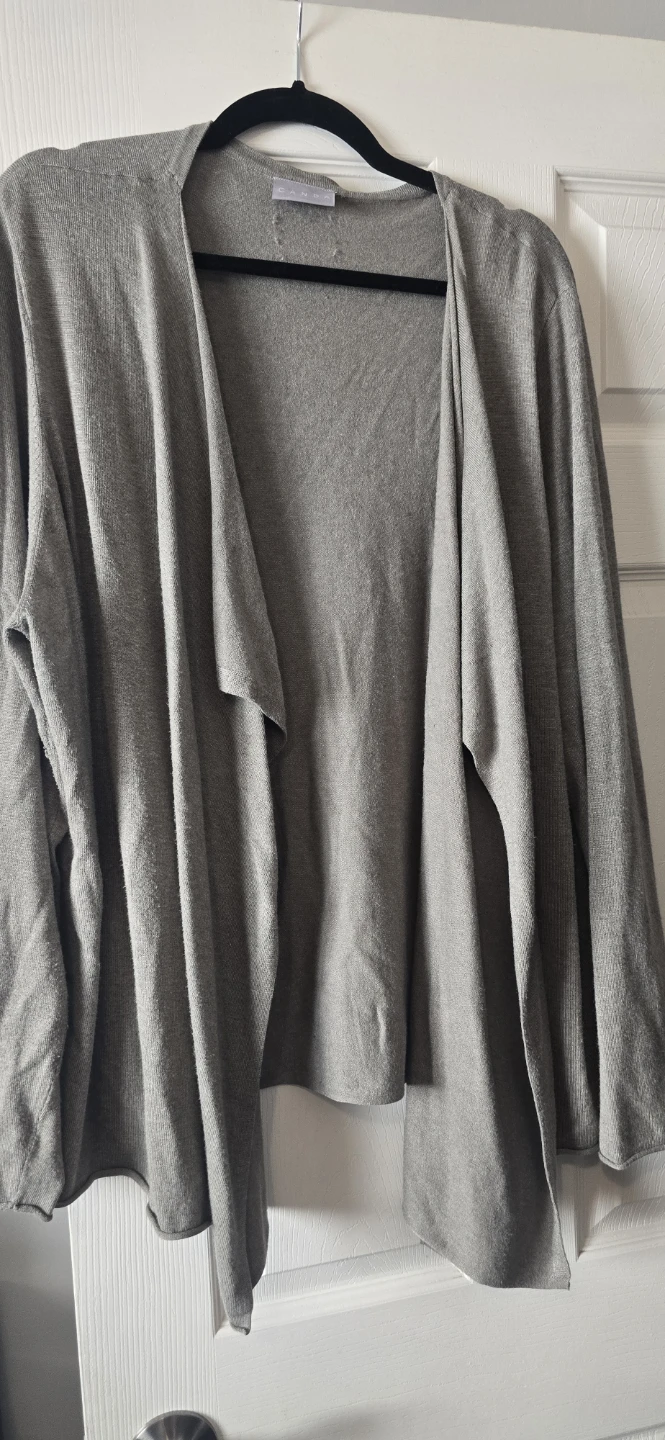 Canda Grey Cardigan Size 1X - photo 2