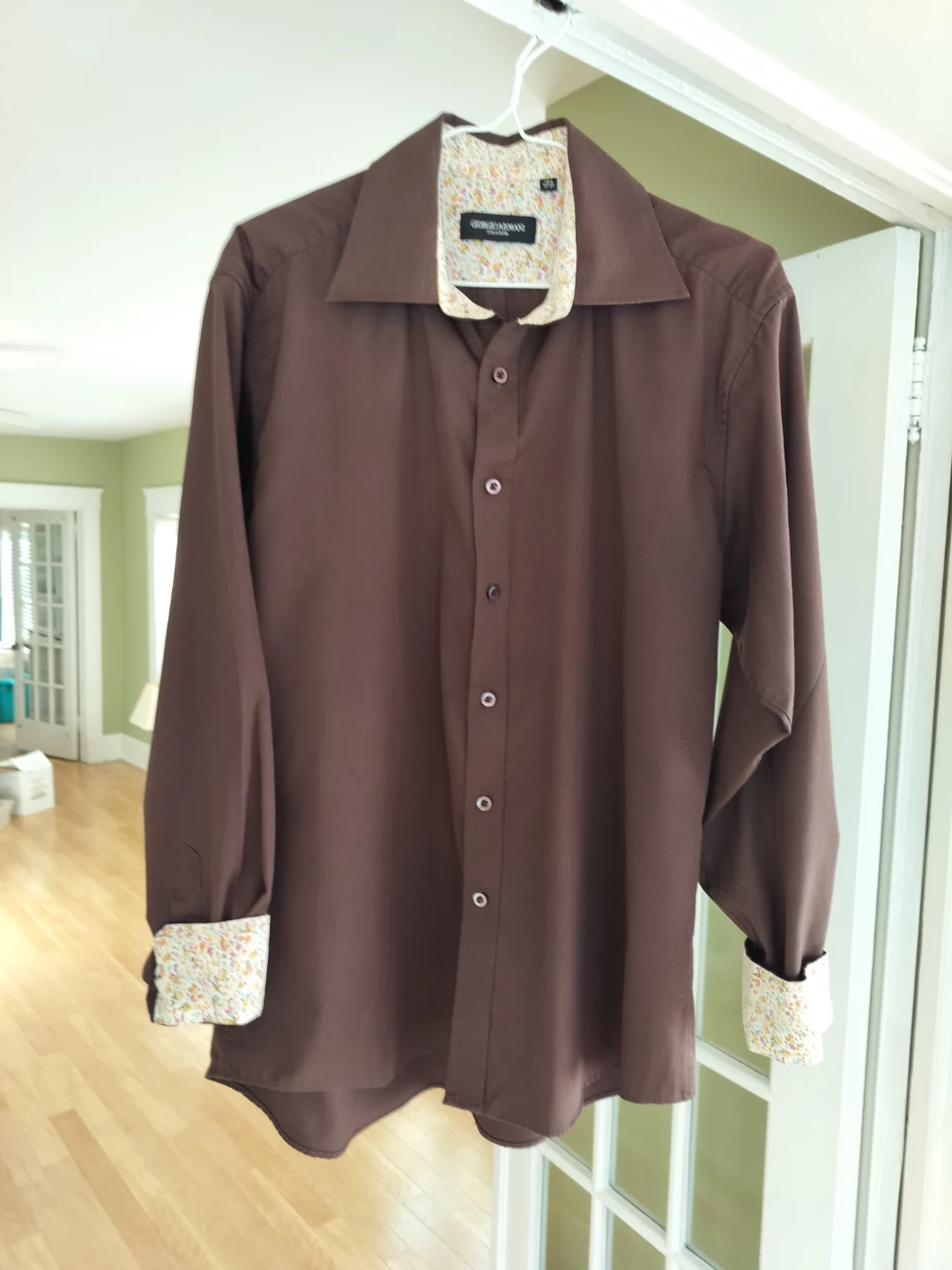 Giorgio Armani Men's Dress Shirt  16.5