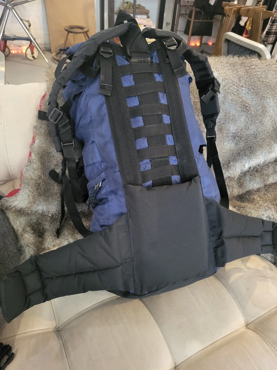 Spalding Blue and Black Hiking Backpack - photo 2