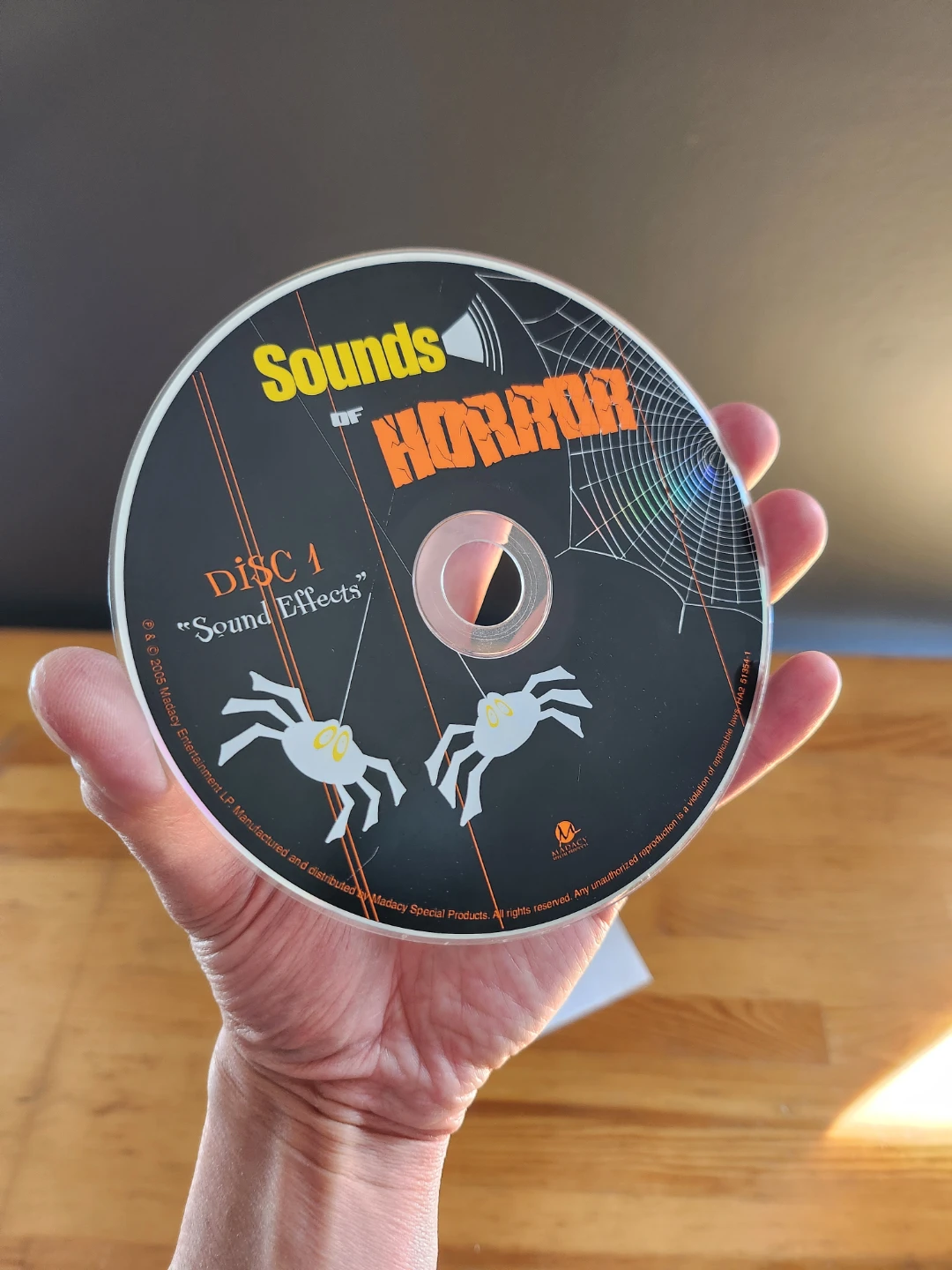 Sounds of Horror Disc 1 Sound Effects CD - photo 3