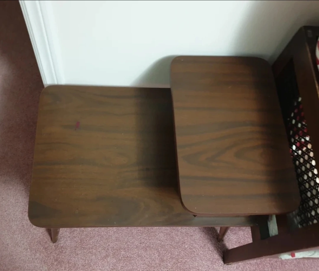 M🏈id-Century Modern Two-Tier Side Table - photo 2