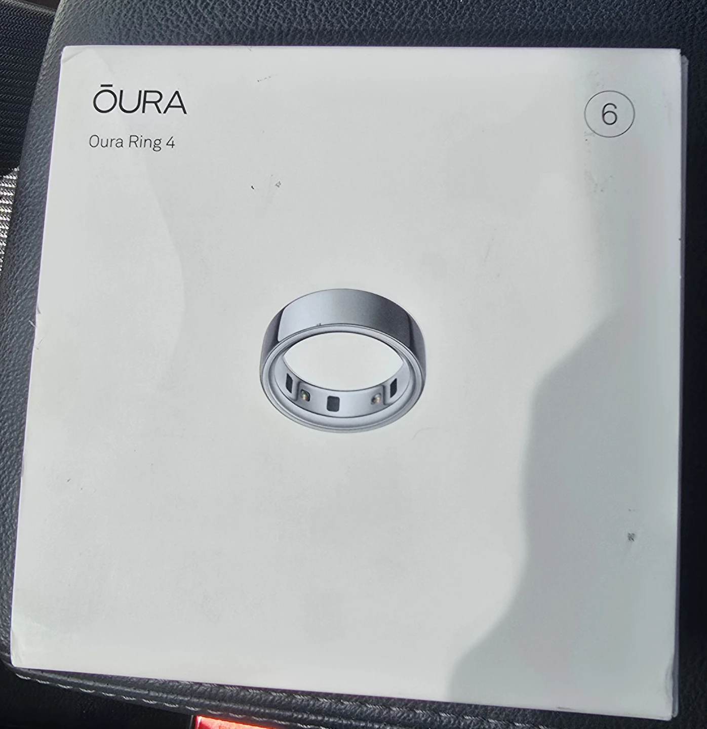 BRAND NEW Oura Ring 4 Smart Ring - Silver - Size 6