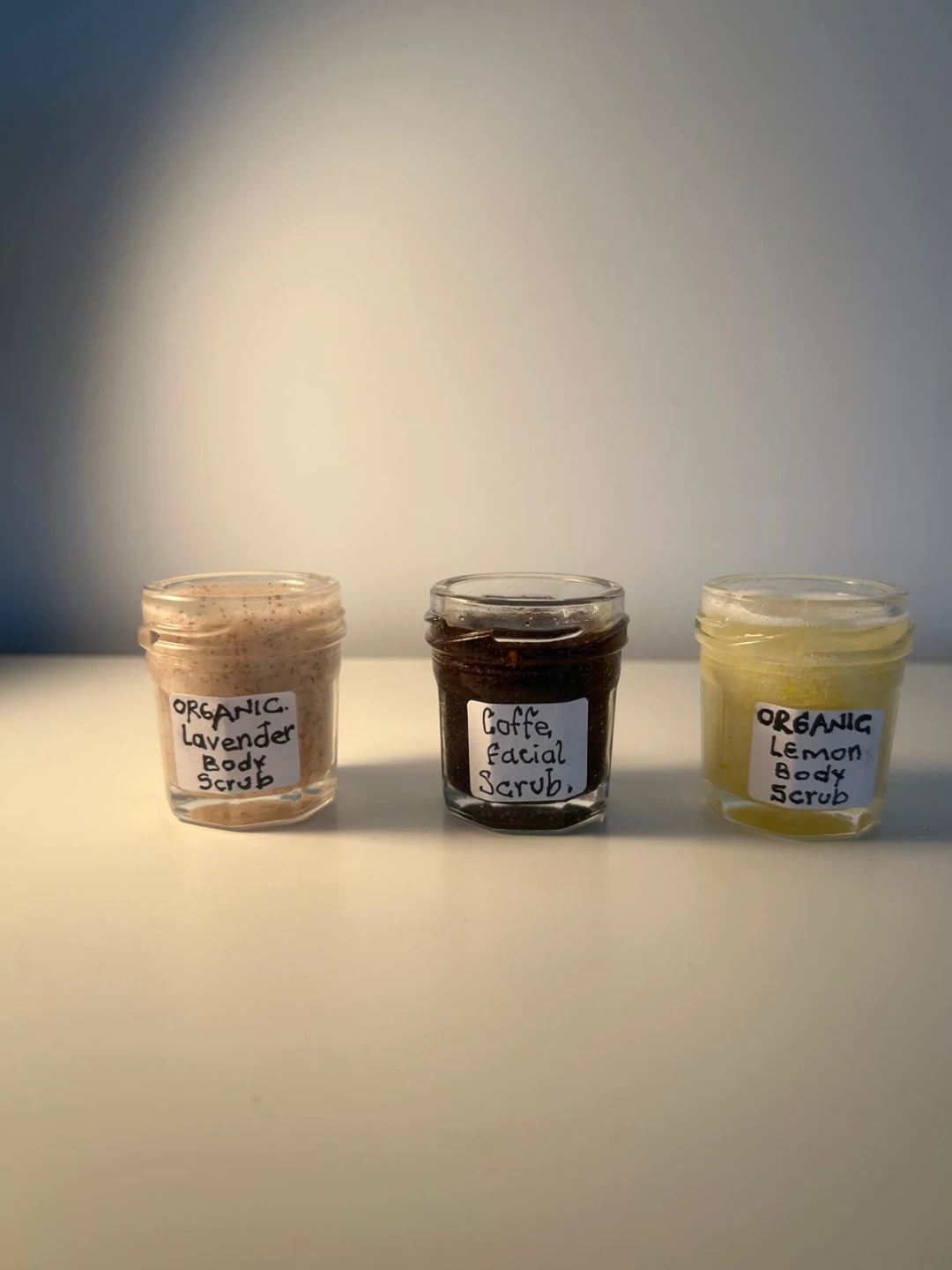 Set of 3 Organic Facial and Body Scrubs