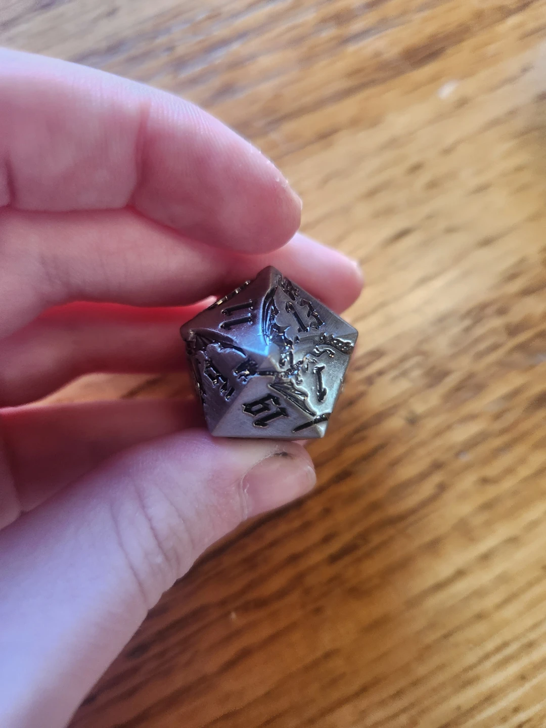 Metal Dragon Dice Set