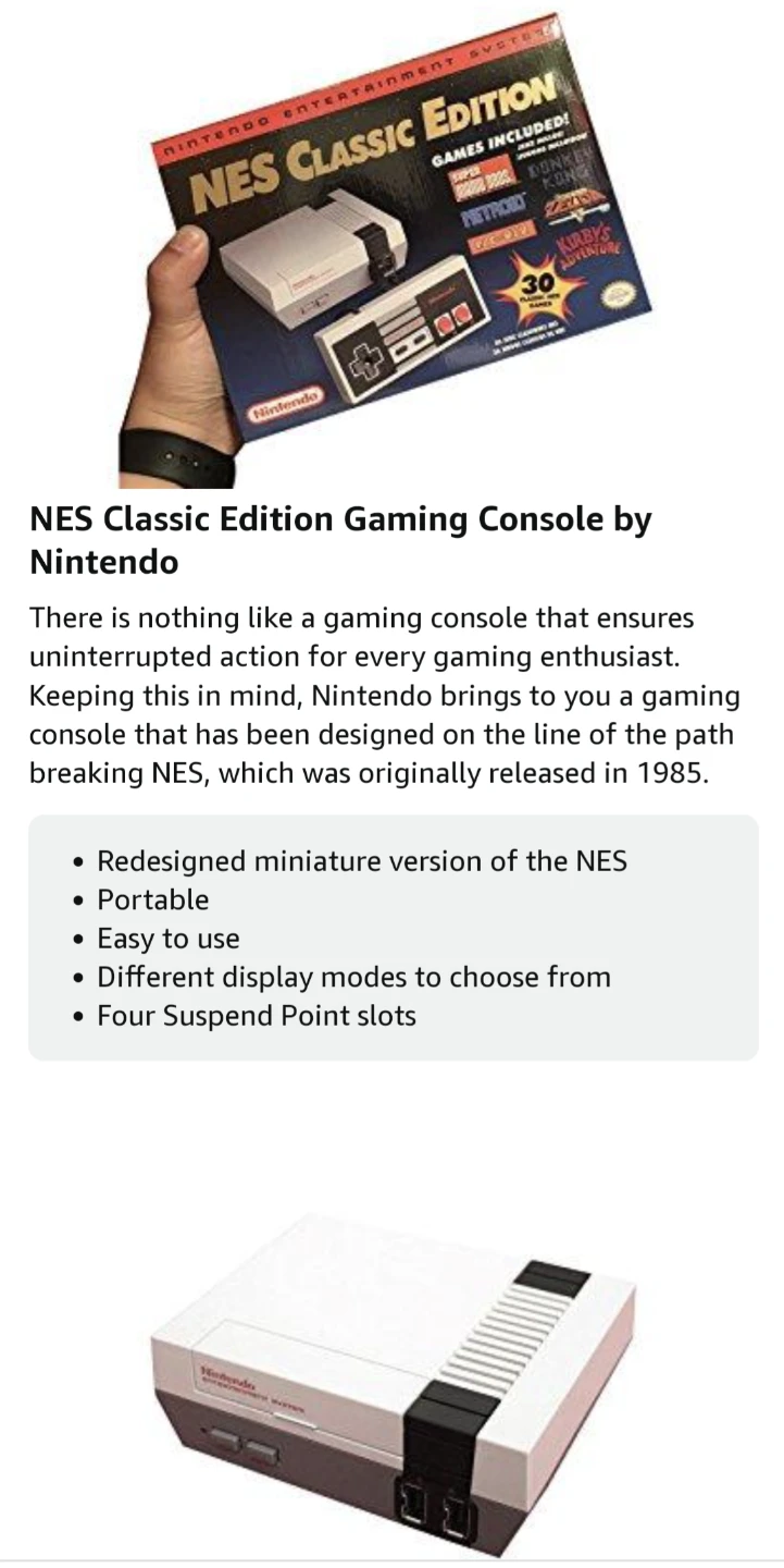 NEW Classic Edition System with 30 RETRO Games Pre-Installed - photo 5