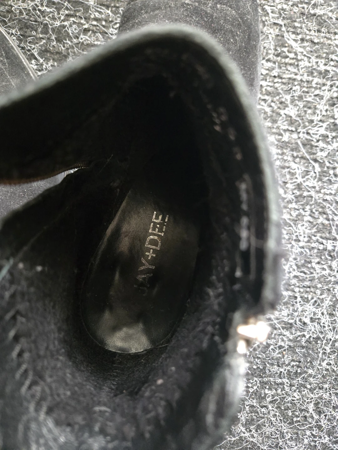 Jay + Dee Black Suede Ankle Boots - photo 4