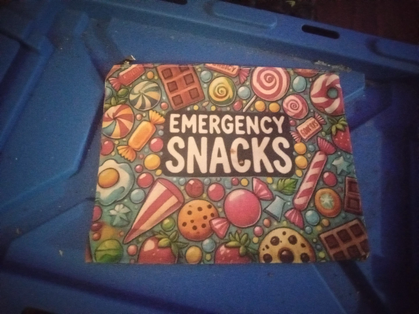 Emergency Snacks Zipper Pouch