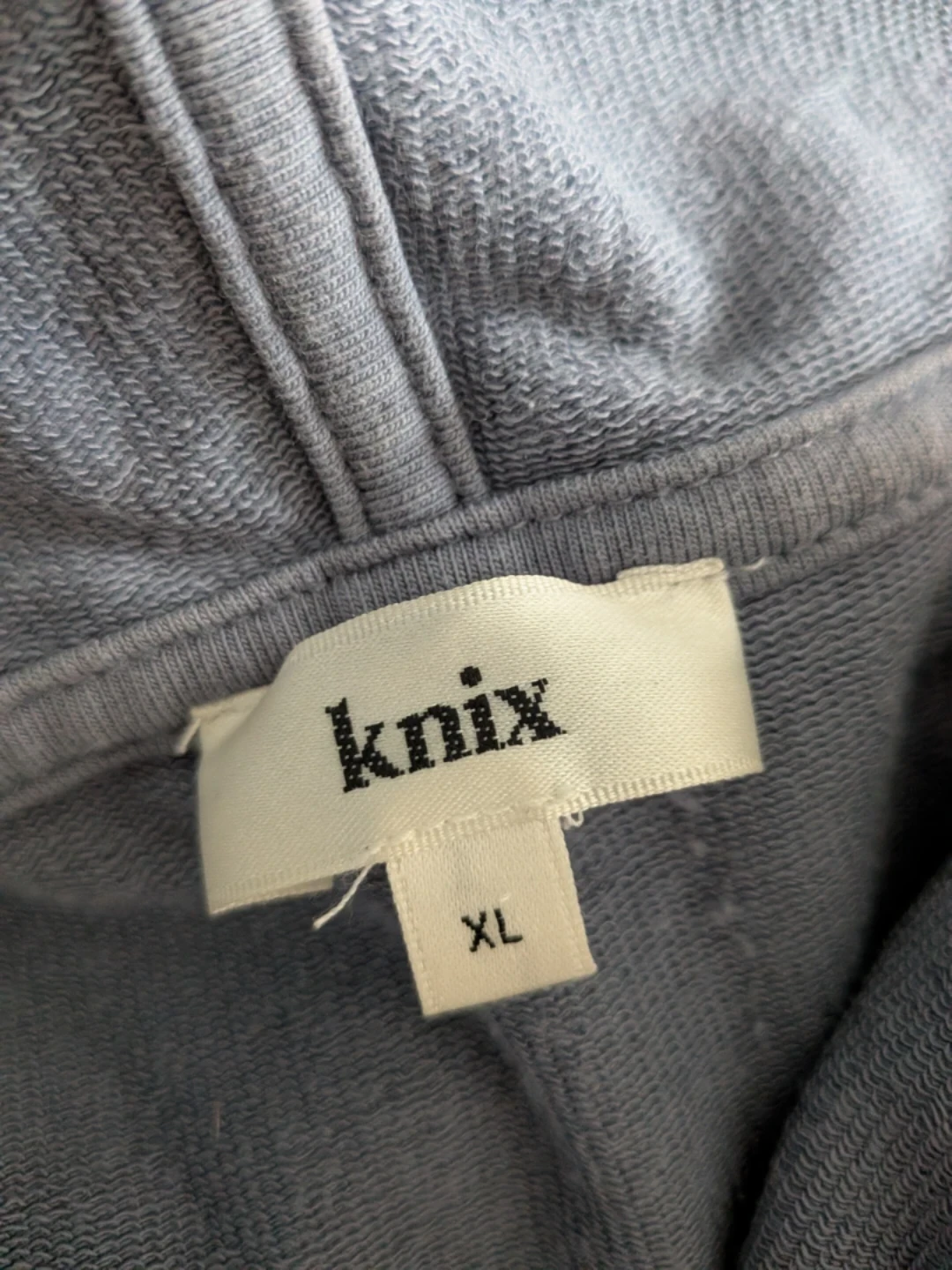 Knix Blue 1/4 zip Hoodie sweater - photo 2