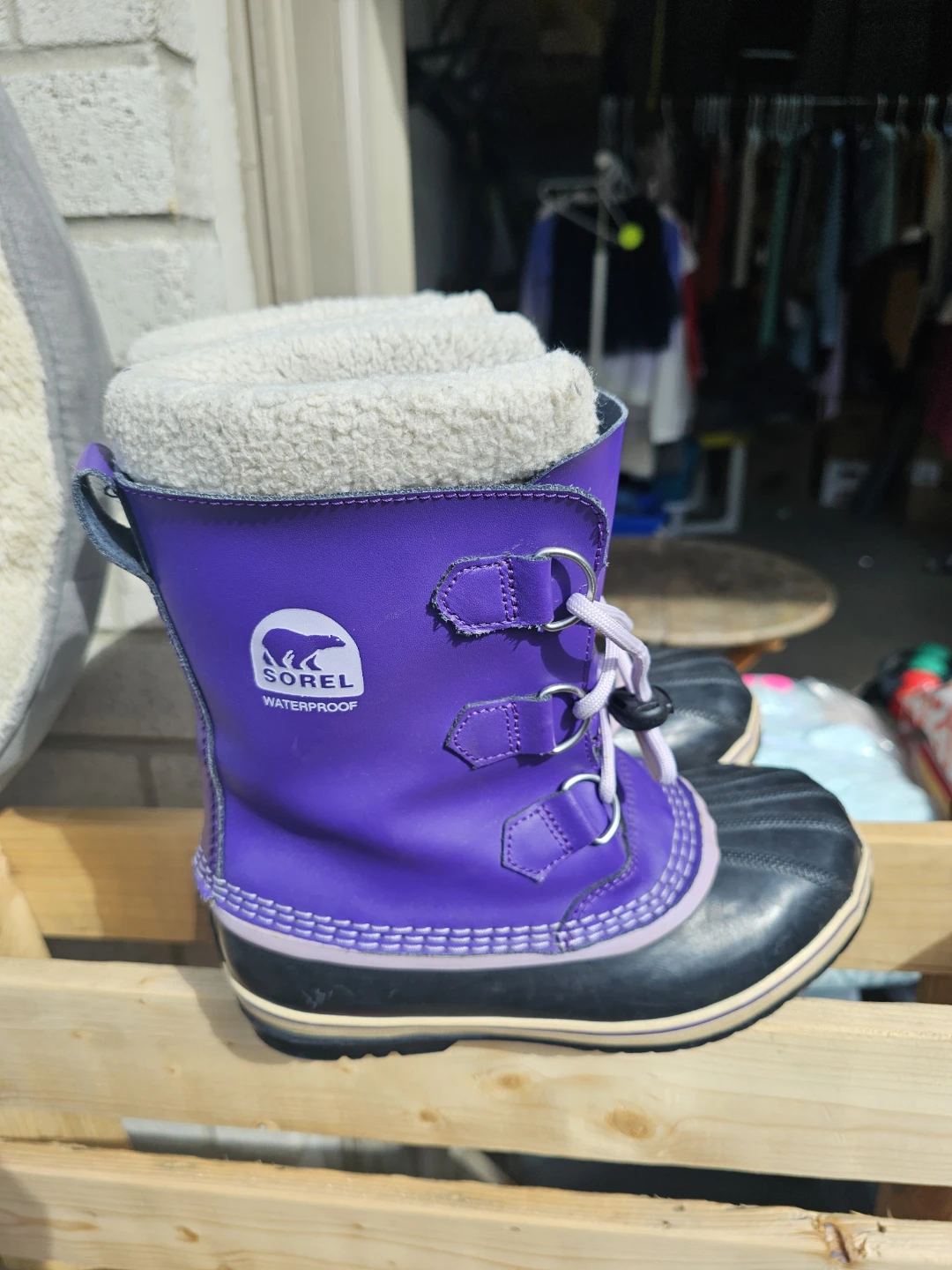 🏈Sorel Waterproof Winter Boots Purple - photo 3