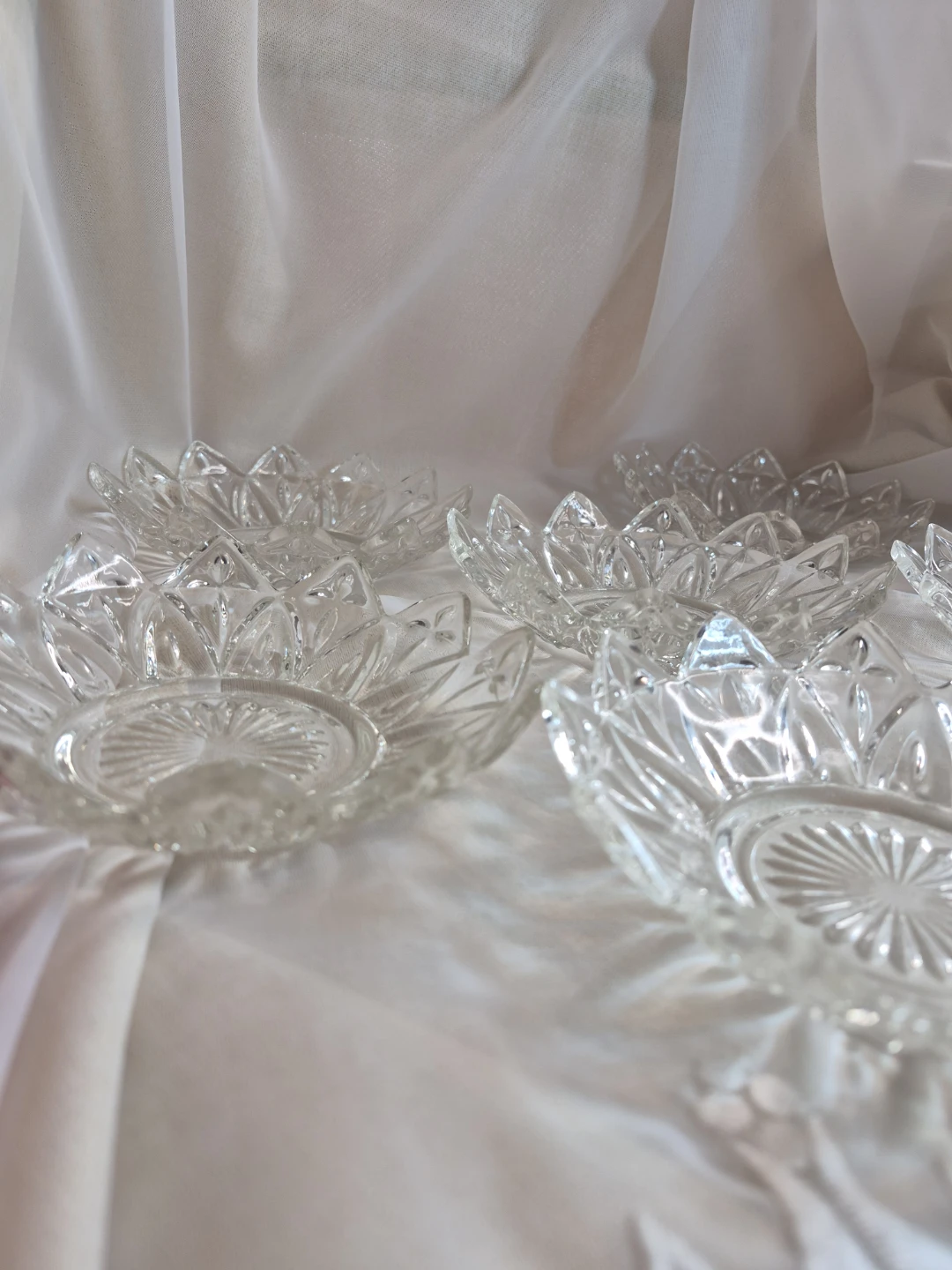 Set of 6 Beautiful Vintage Clear Federal Glass Bowls - photo 2