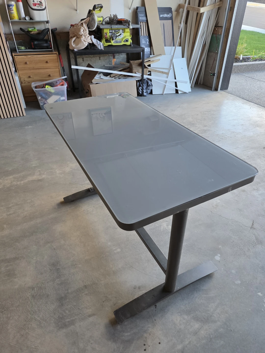 Tresanti adjustable Standing Desk with Glass Top - photo 3